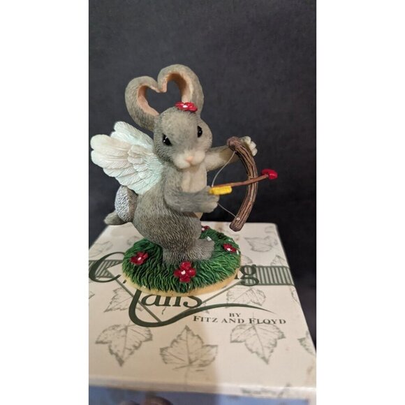 Charming Tails  I'm Your Love Bunny - Boxed Fitz & Floyd  Height: 3 in figurine - Picture 3 of 10